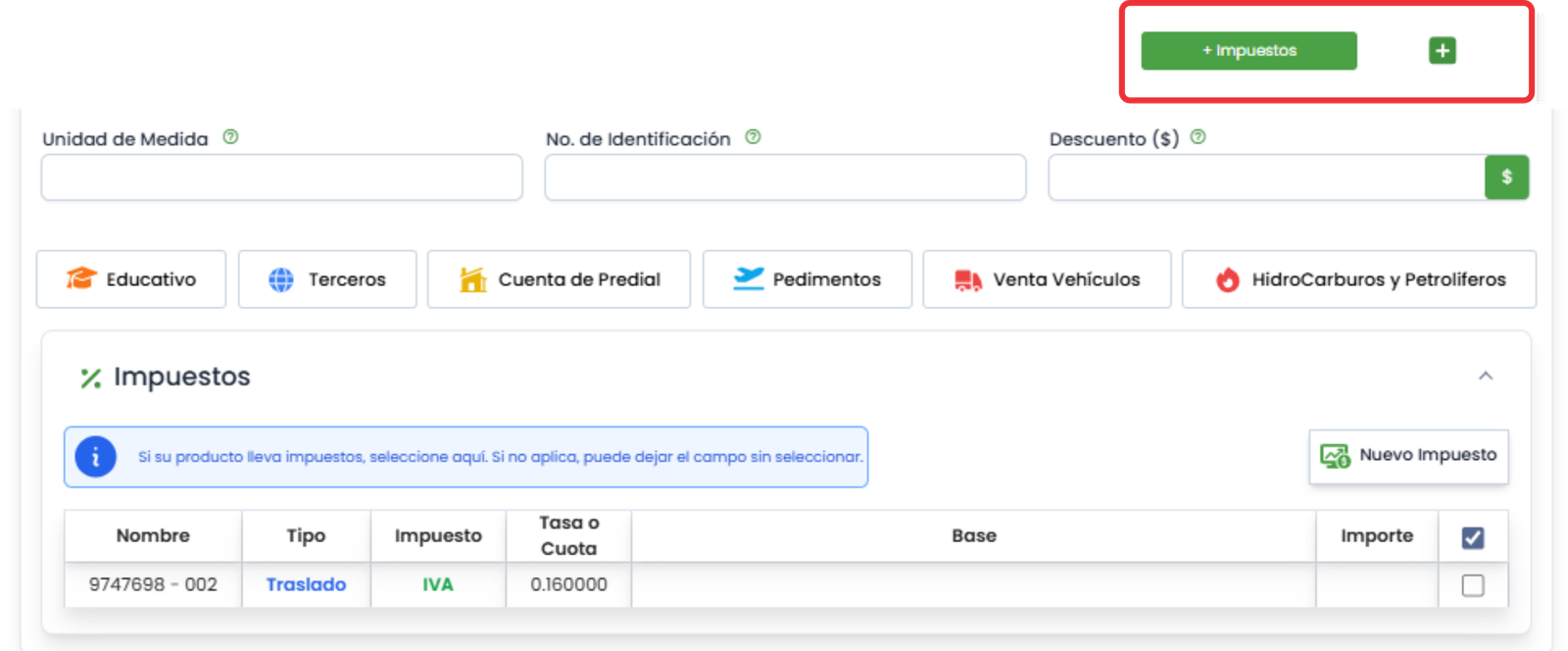 Otros impuestos locales